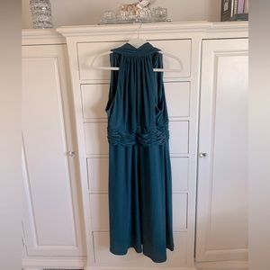 Teal Halter Cocktail Dress